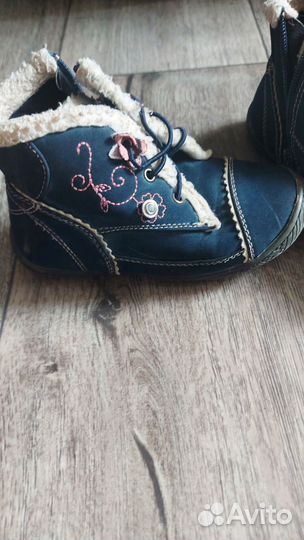 Ботинки на девочку 22 размер