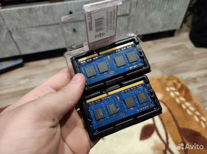 Оперативная память ddr3 для ноутбука 2х4 Гб