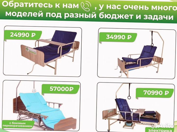 Функциональная кровать для инвалидов