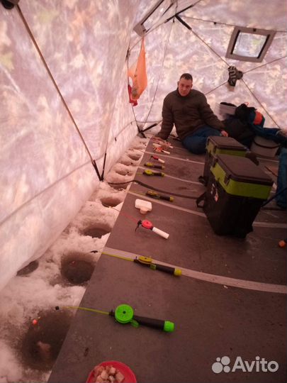 Палатка для зимней рыбалки, уралзонт 4,5-2,5