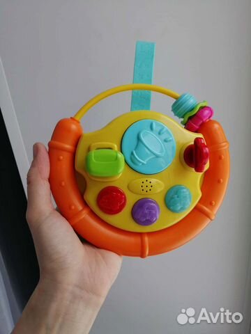 Руль игрушка мобиль музыкальный