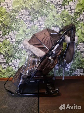 Детские санки коляска