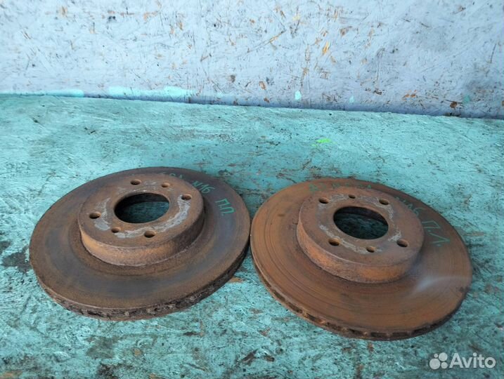 Диск тормозной передний Nissan Almera N16 рест