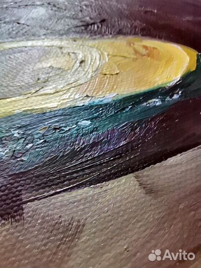 Картина маслом «авокадо»