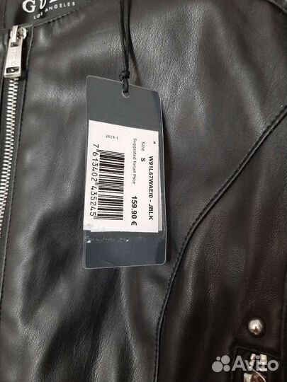 Кожаная куртка guess оригинал