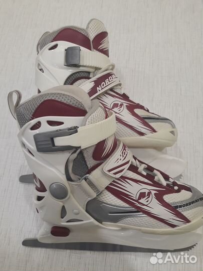 Коньки раздвижные для девочки 29-33