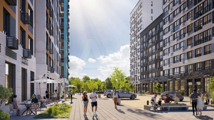 1-к. квартира, 36 м², 8/16 эт.