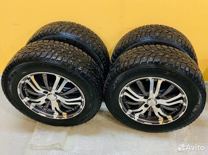 Литые диски R15 4х100 с шинами Dunlop