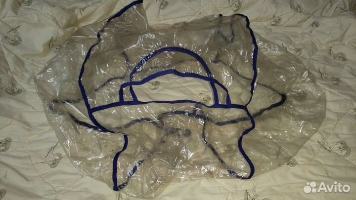 Бортик для детской кроватки и дождевик на коляску