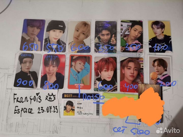 Карты nct dream 127 kpop