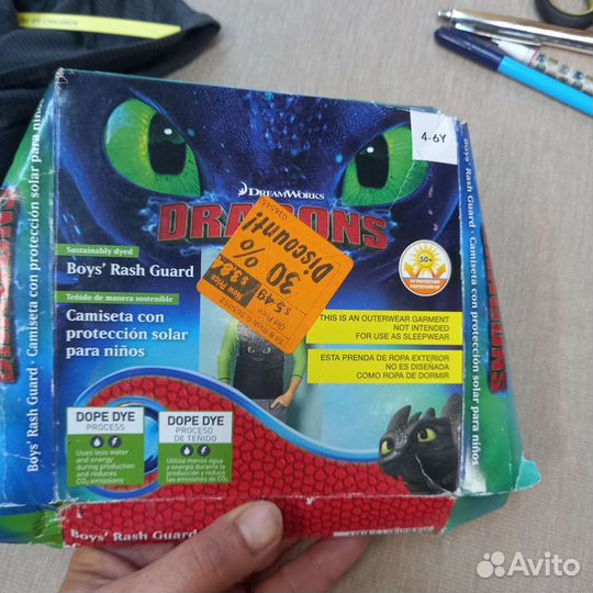 Детский купальный верх 4-6 лет новый