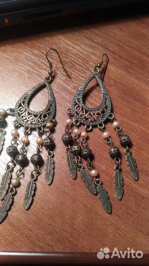 Бижутерия серьги