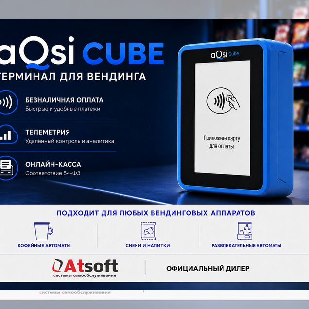 Терминал для вендинга aQsi Cube V
