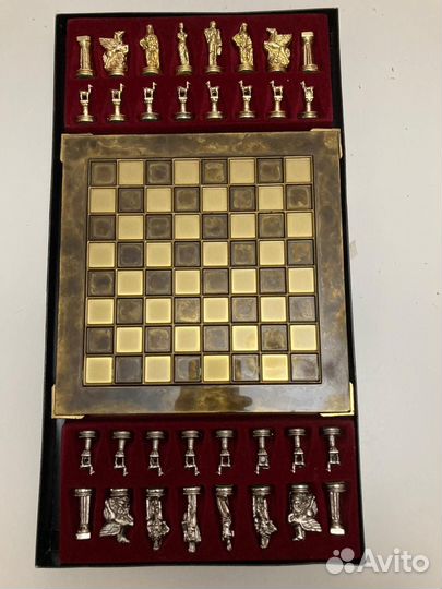 Подарочные греческие шахматы manopoulos