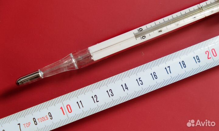 Термометр ртутный лабораторный 0-50 градусов, цена