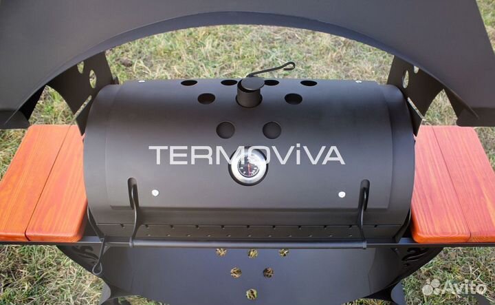 Мангал с крышей