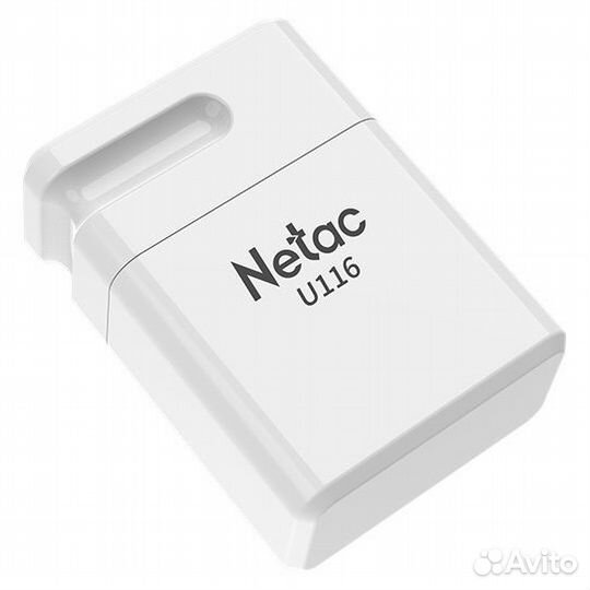 Флешка USB Netac U116 32гб USB 3.0 белый (NT03U11