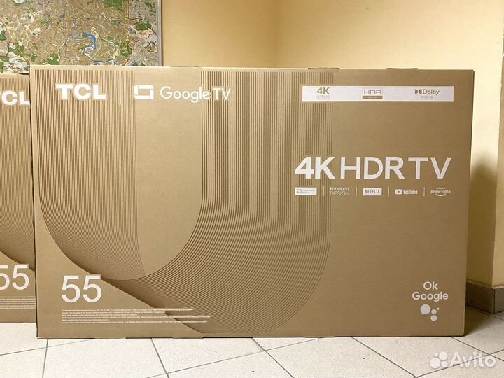 Новый TCL 55 4K SMART TV WiFi 2023