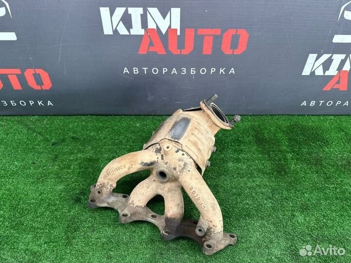 Коллектор выпускной без катализатора (выбит) Kia