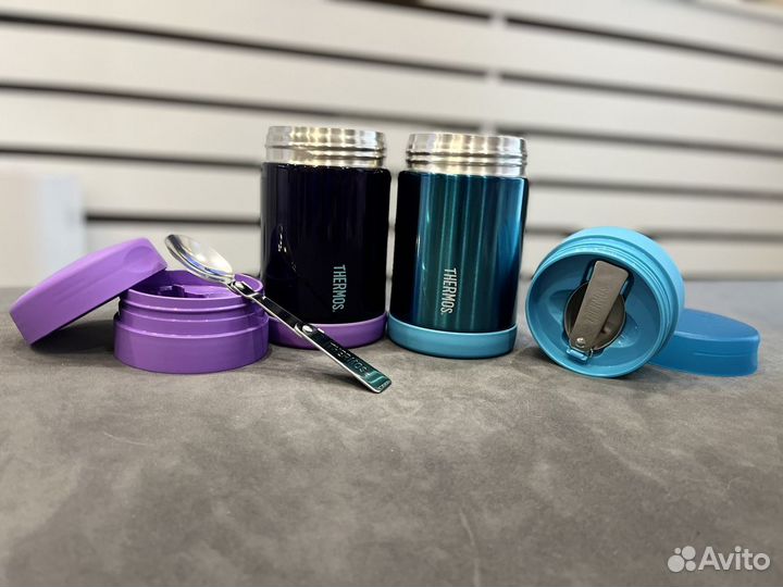 Thermos термос детский для еды с ложкой 0,47
