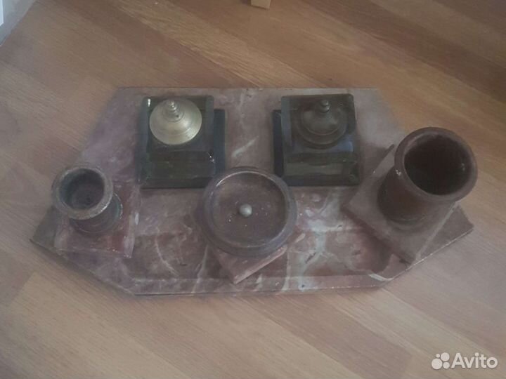 Настольный письменный набор из мрамора