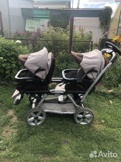 Коляска для двойни
