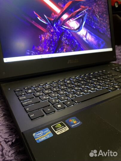 Игровой ноутбук asus rog i7 GTX560M(3gb)