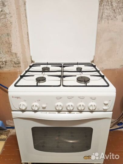 Газовая плита гефест с грилем бу 60см