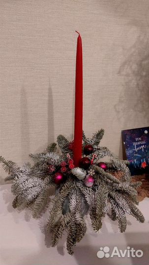 Подсвечники, новогодний декор