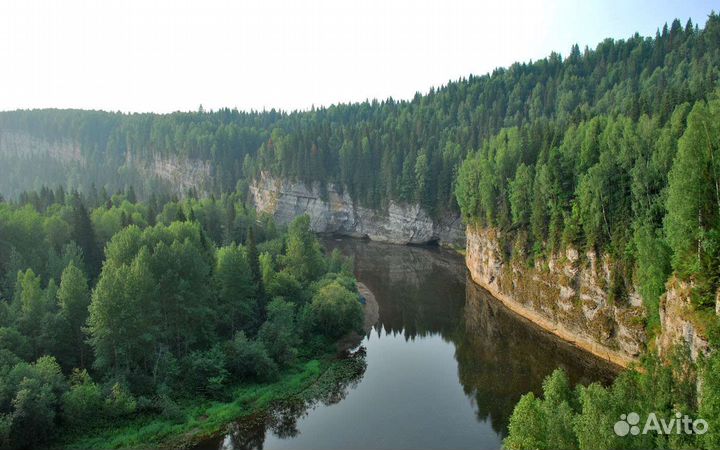 Прогулки на моторной лодке по реке Усьва