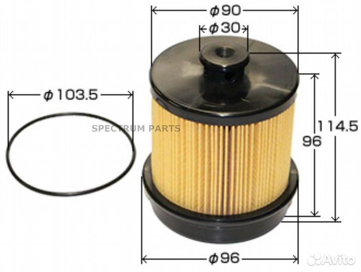 Фильтр топливный VIC F-520 VIC F520