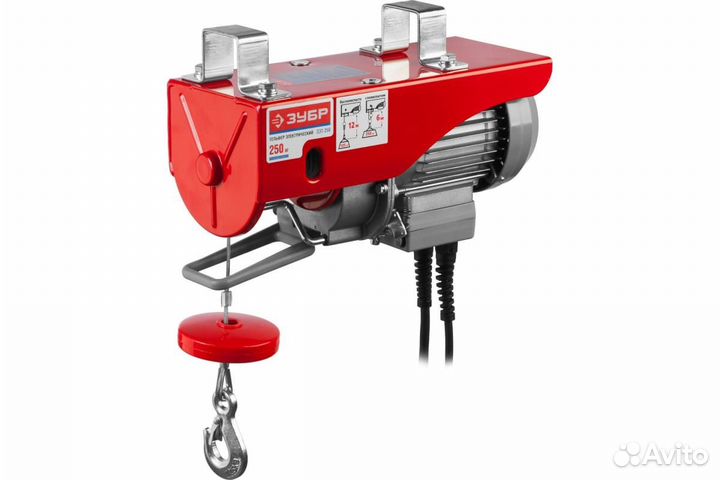Электротельфер 0,25 т зубр зэт-250
