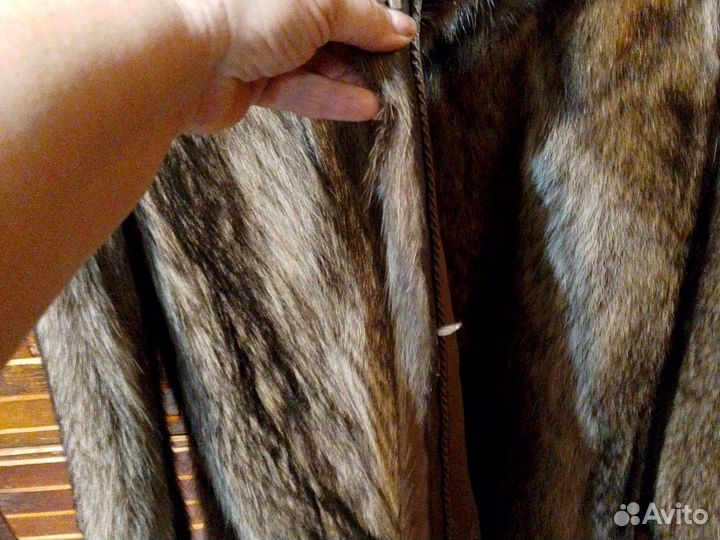 Шуба женская енот