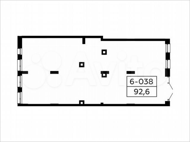Аренда торговое помещение, площадь 93.1 кв.м