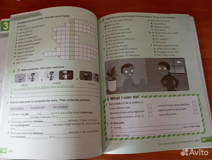 Тетрадь и учебник по английскому Academy Stars4