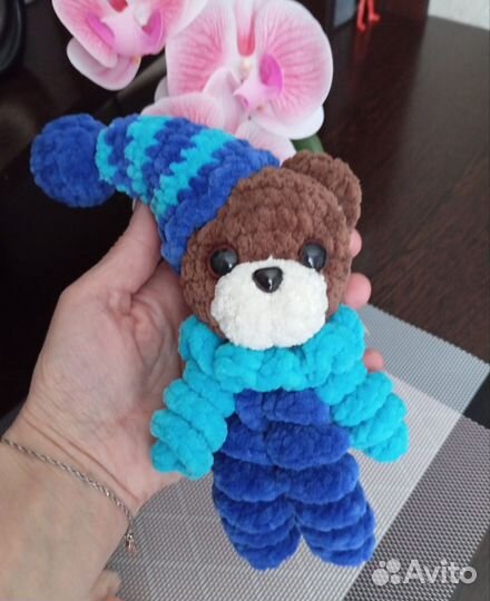 Вязаные игрушки завитушки