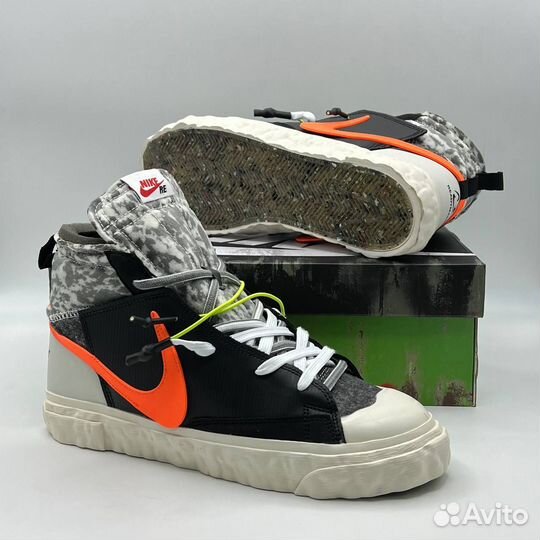 Кроссовки Мужские Nike Readymade x Blazer Mid Blac