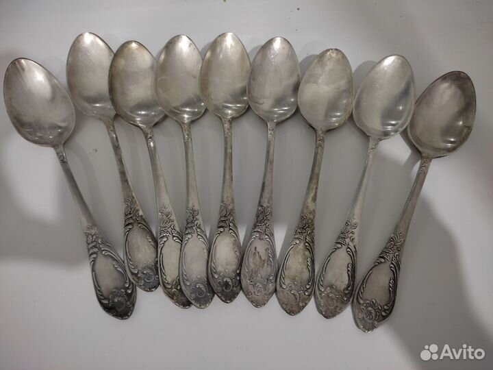 Столовые приборы из мельхиора СССР