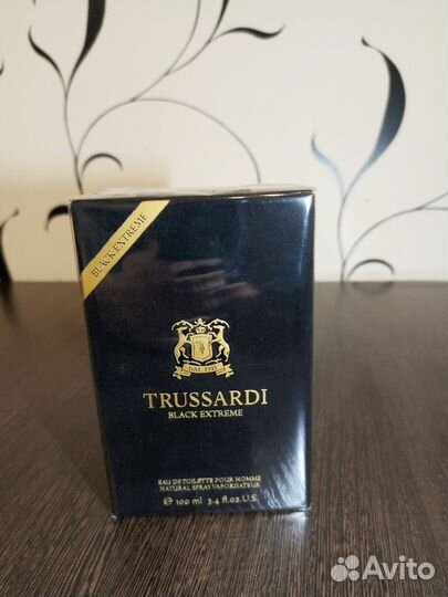 Trussardi uomo, black extreme