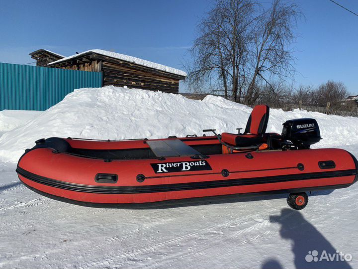 Лодка пвх RiverBoats RB370(нднд) +Suzuki 9.9 DT AS