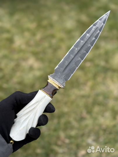 Авторский нож ручной работы/Дамасск