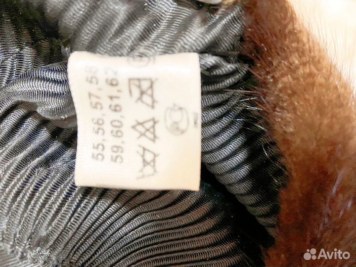 Берет норковый