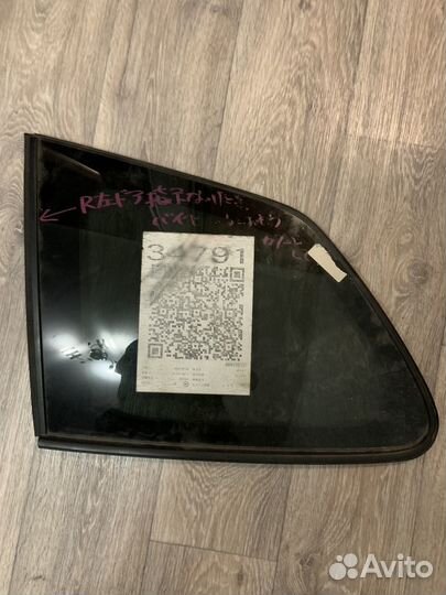 Задняя форточка toyota filder