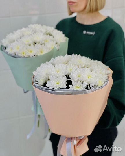 Букет хризантема комплимент для любимой Краснодар