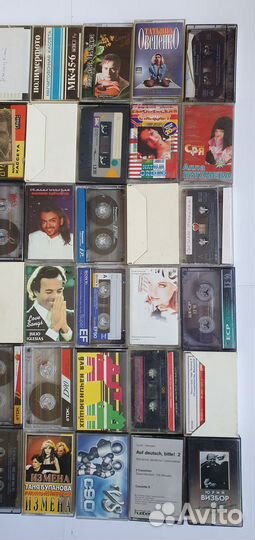 Старые аудиокассеты разные - 84 штуки