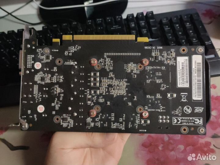 Видеокарта gtx 1050 ti palit