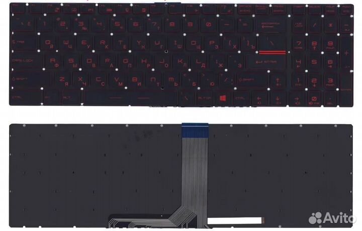 Клавиатуры для MSI GE62 GE72 GT62 GT72 GP62 GP72
