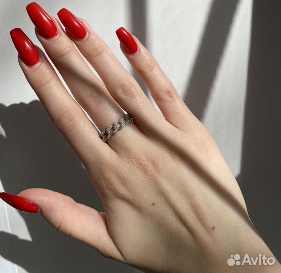 Серебряное кольцо sunlight