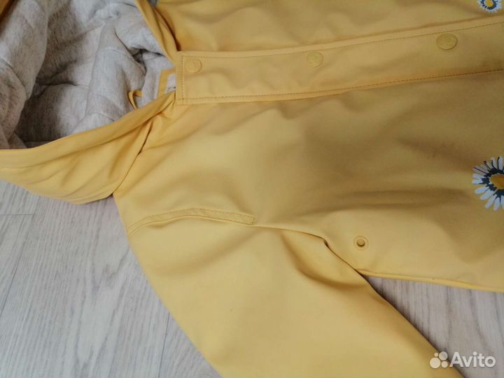 Куртка-дождевик, утеплённая размер 116