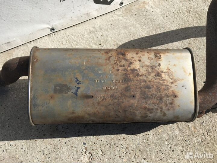 Глушитель на универсал рестайлинг Ford Focus